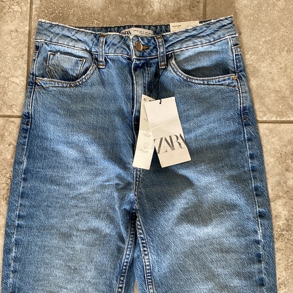 ZARA slim flare high rise full length jeans blogger insta favorite - Picture 5 of 7